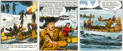 Kajaking auf dem White River (aus "Die falschen Gesichter" Yps Nr.119)