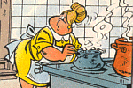 Wußtest Du schon, dass die Hausfrau, die fr Bens Familie arbeitet Martha heit??