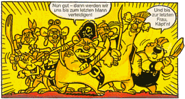 Die Punk-Piarten in Angriffsstellung (aus "Bse Taten" Yps Nr.866)