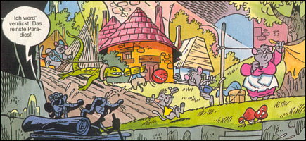 Die Entdeckung des Dorfs der Fundos (aus "berfall im Untergrund" Yps Nr.865)
