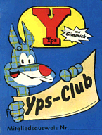 Der erste Yps-Club Ausweis