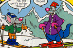 Wu&szlig;test Du schon, dass Yps und Kaspar gerne Ski fahren??