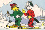 Wu&szlig;test Du schon, dass Pif und Herkules Skifahren k�nnen??