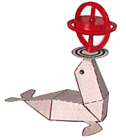 Der balancierende Seehund