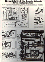 Werbebroschre mit Gimmick Nr.1 (Bauanleitung)